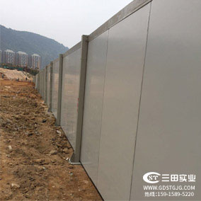 泡沫夾心圍擋安裝